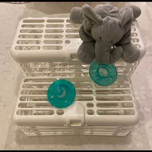 Dishwasher baskets and elephant pacifiers